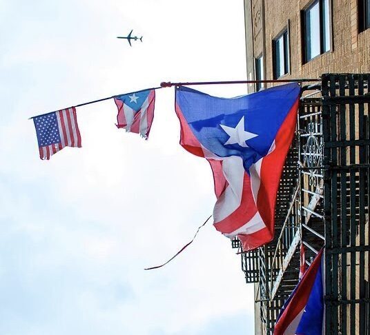 Kasinator Visuals Puerto Ricand Flags in The Bronx